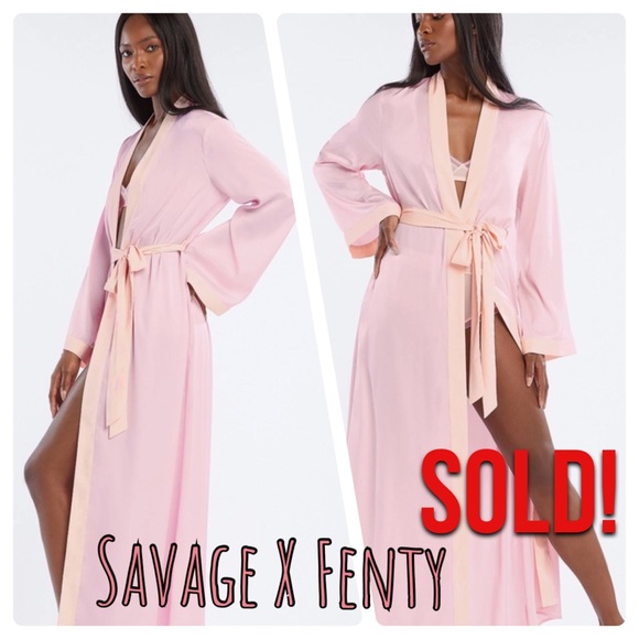 Savage X Fenty Other - 🌟Like New Savage X Fenty Maxi Robe Size XS/S